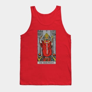 The Heirophant Tarot Card Tank Top